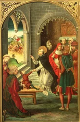 St Dominic återuppväcker en ung pojke